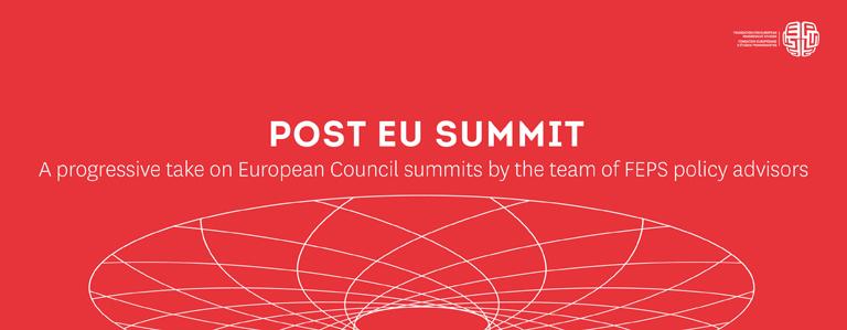 FEPS Post Summit Briefing: European Council, 28 June 2018 By Hedwig Giusto, Lisa Kastner, Vassilis Ntousas, David Rinaldi and Charlotte Billingham At the EU summit in Brussels last week (28 June),