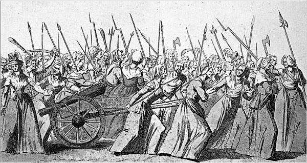 WHEN THE PRICE OF BREAD DRAMATICALLY ROSE ONCE AGAIN, PARISIAN WOMEN MARCHED ON VERSAILLES!