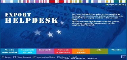 What is the Export Helpdesk?