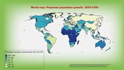 GEOG 247 Cultural Geography Studying Populations II Projected Population Change 2010-2100 Prof.