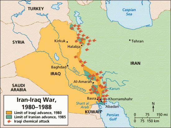 C) Saddam Hussein and Iraq 1) Iran-Iraq War: 1980, Hussein s
