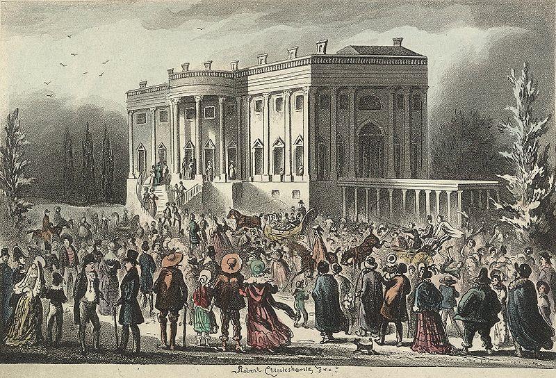 White House trashed during the inaugural