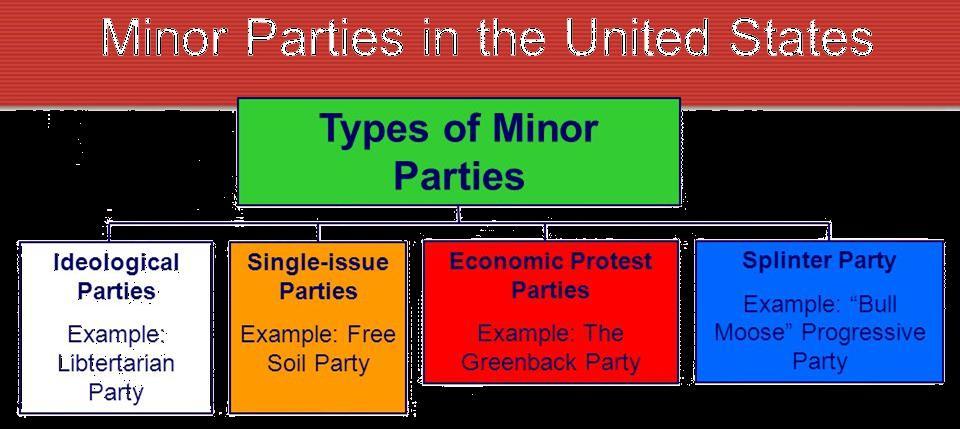 The Rle f Minr Parties in the Tw-Party System imprtant rles in the US majr influence n US plicy and plitical