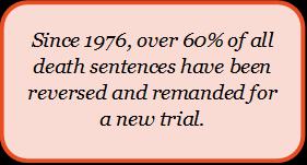 Reversals In 2015, the South Carolina Supreme Court sent three death penalty cases back for resentencing. Since 1976, over 60% of all death sentences have been reversed and remanded for a new trial.