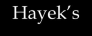 Hayek s The