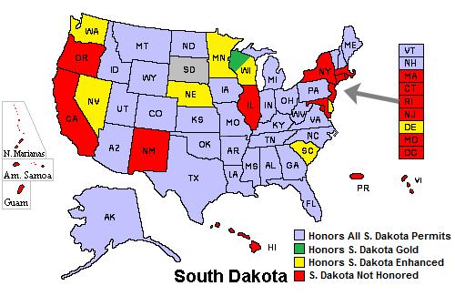 South Dakota Shall Issue Must Inform Officer Immediately: NO (See Must Inform Section Below) South Dakota CCW Links State CCW Site State CCW Pamphlet State Firearm Laws CCW Application State FAQs
