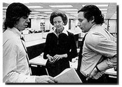 In the meantime, two reporters at the Washington Post, Carl Bernstein and Bob Woodward, uncovered the Committee s to