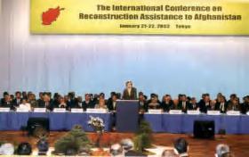 Political Support Political support to Afghanistan 5 conferences held in Tokyo Tokyo Conference on the reconstruction of Afghanistan (January 2002) This marked the start of reconstruction process,