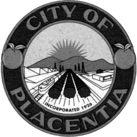 Regular Meeting Agenda Placentia City Council Placentia City Council as Successor to the Placentia Redevelopment Agency Placentia Industrial Commercial Development Authority Chad P.