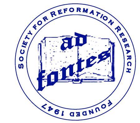 THE SOCIETY FOR REFORMATION RESEARCH CONSTITUTION PREAMBLE The specialization of historical studies, the importance of the Reformation, broadly interpreted as the various religious movements of the