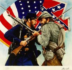Southern states seceded from the Union to form the Confederate States of America.