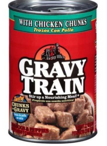 Gravy Train Chunks in Gravy with