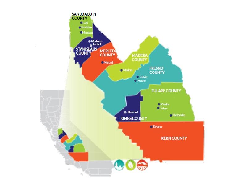 California s San Joaquin Valley BY THE NUMBERS Ø 4 MILLION current