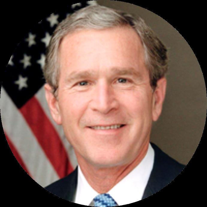 Bush (R) Democratic gains: 31 seats in the House 6