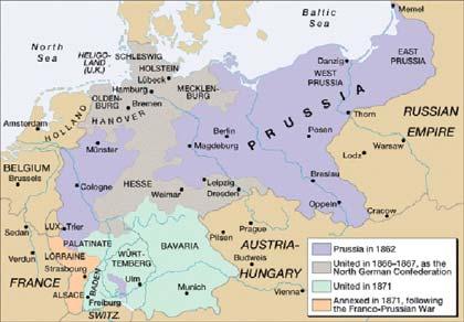 Franco-Prussian War Germany gets: Alsace and Lorraine 5 billion francs Lasting French enmity!!! (ooh a good vocab.