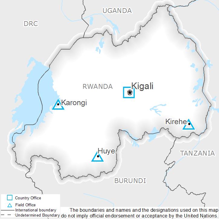 Country Context and WFP Objectives Country Context Rwanda is a low-income, least developed country, which ranks 161 out of 187 countries based on the 2016 United Nations Human Development Report.