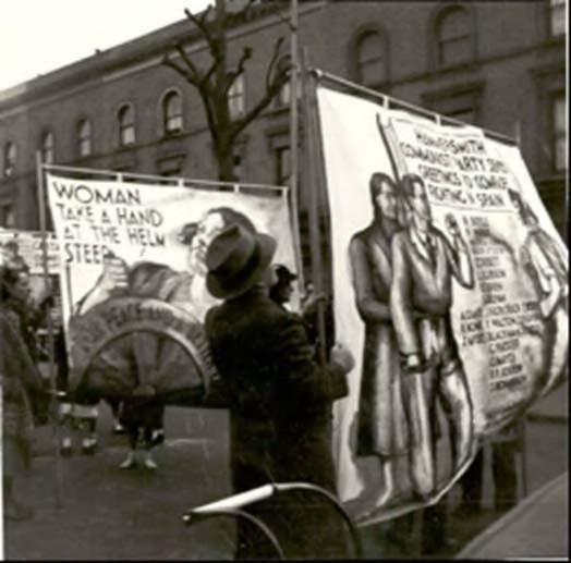 PROTEST BANNERS From the Marx Memorial Library The Spanish