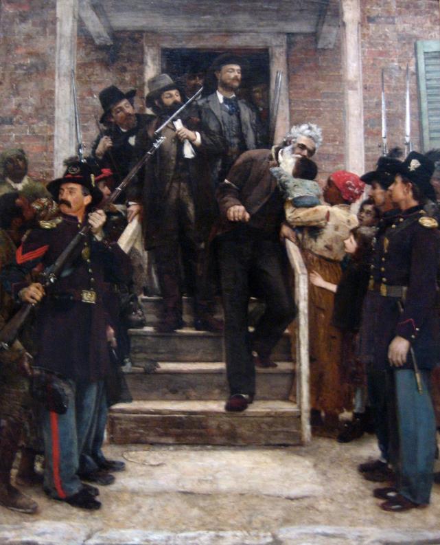 AFTERMATH OF BROWN S RAID John Brown was tried and convicted of