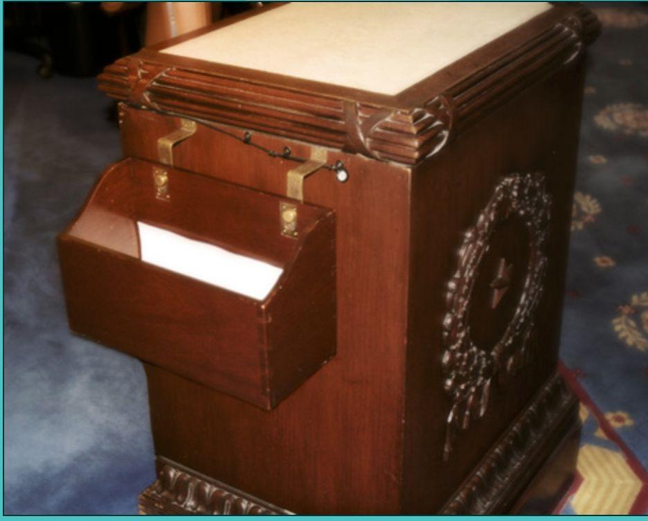 In the U.S. House of Representatives, a bill is introduced when it is placed in the hopper a special box on the side of the clerk s desk. Only Representatives can introduce bills in the U.S. House of Representatives. When a bill is introduced in the U.