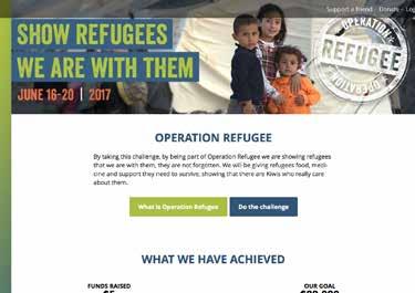 Mention Operation Refugee in your answerphone messages, email signatures, notice boards anywhere you can.