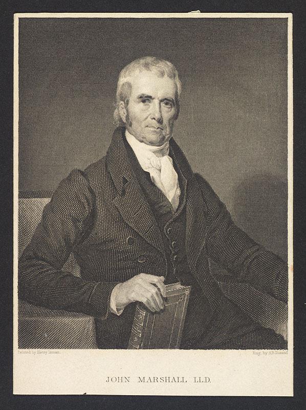 Chief Justice John Marshall rules in favor of the Cherokee and ordered the state of Georgia to honor their