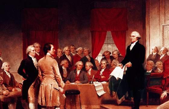 Delegates from Delaware, Maryland, and New Jersey argued that they would never give up the equal power they had enjoyed under the Articles of Confederation.
