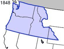 Texas annexation and Oregon (8B) Texas to the Congress admitted slavestate in 1845.