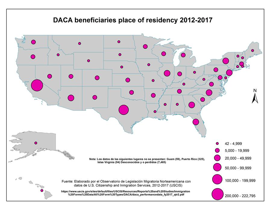 Since DACA s implementation in 2012, close to 800, 000 dreamers have benefited from the program which granted them a temporary reprieve from the threat of deportation, and provided them work