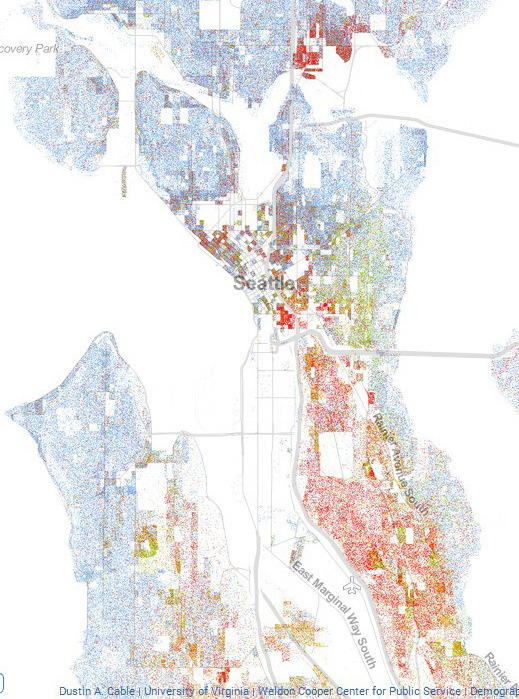 These maps demonstrate the historical consequences of redlining.