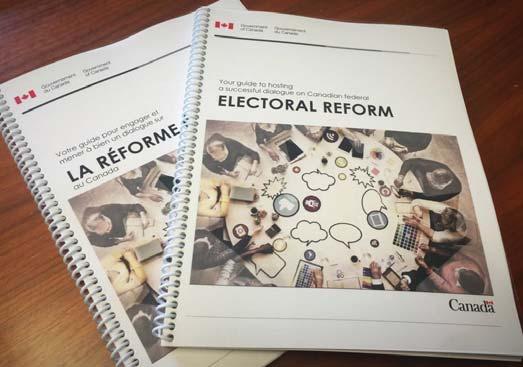 About the Special Committee on Electoral Reform The Special Committee on Electoral Reform is studying different federal electoral reforms and consulting Canadians.