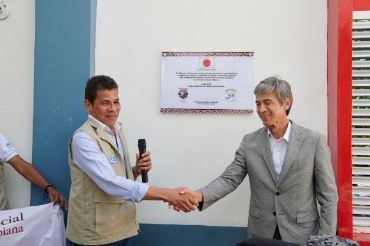 The support given by the UN Refugee Agency, UNHCR, the Embassy of Japan and Fast Retailing to the Maicao Refugees and Migrants Centre of the Pastoral Social, consisted of: UNHCR Embassy of Japan Fast