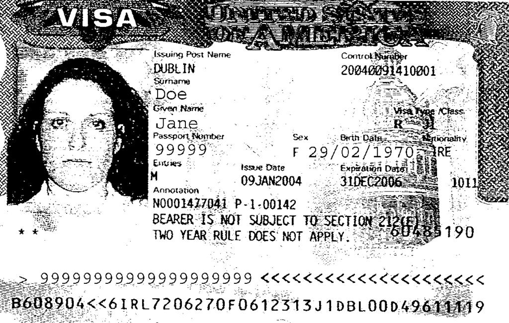 Immigration Documents: J-1 Visa J-1 Visa Provides permission to apply for entry at a US Port of Entry.