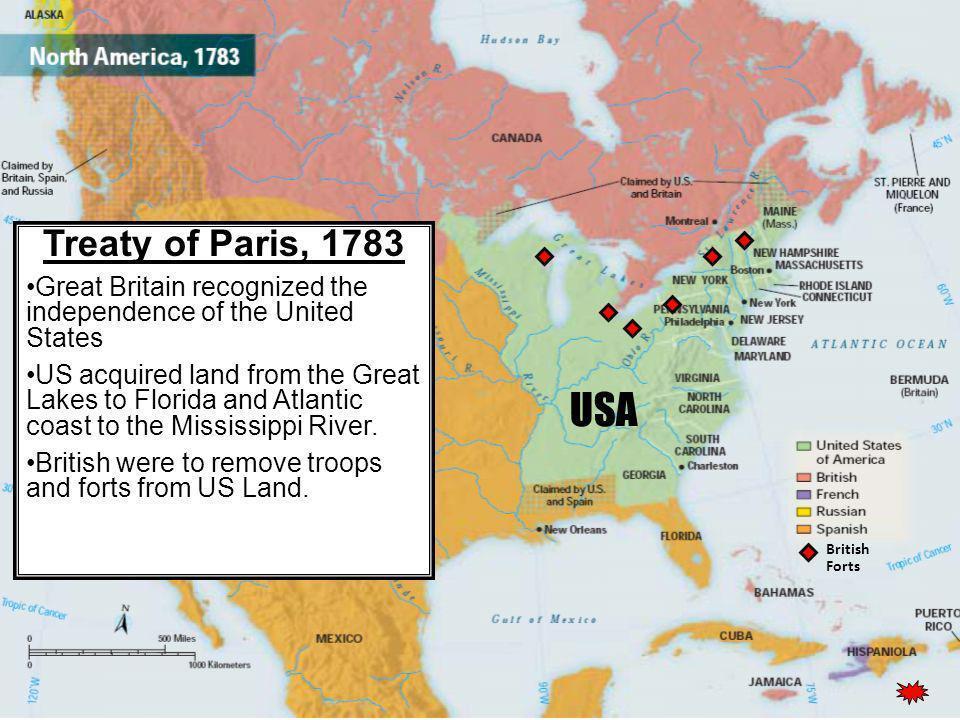 Such things as "Post Treaty" British-led invasions in the Mohawk Valley and other parts of the frontier were outright violations of the terms and spirit of the 1783 Treaty of Paris.