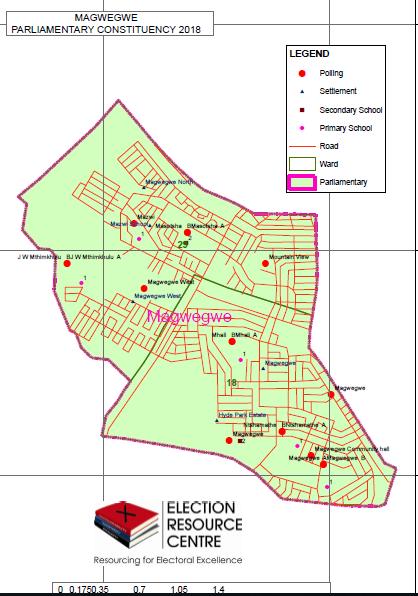 11. Magwegwe Constituency Constituency Map Constituency Biography The constituency comprises of Hyde Park Estate, Magwegwe West and Lobengula.. The constituency is made up of high density suburbs.