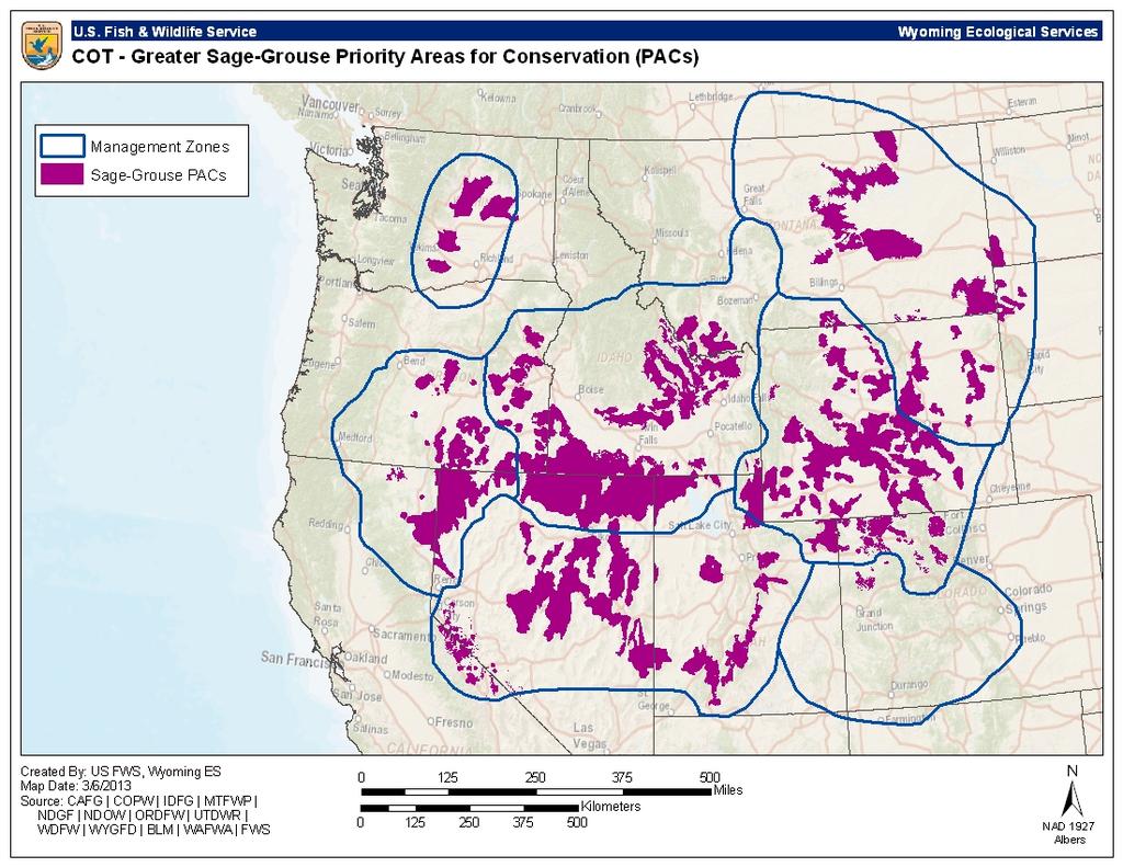Proposed Sage Grouse Habitat and