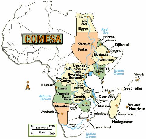 Common Market for Eastern and Southern Africa (COMESA) 19 Member States
