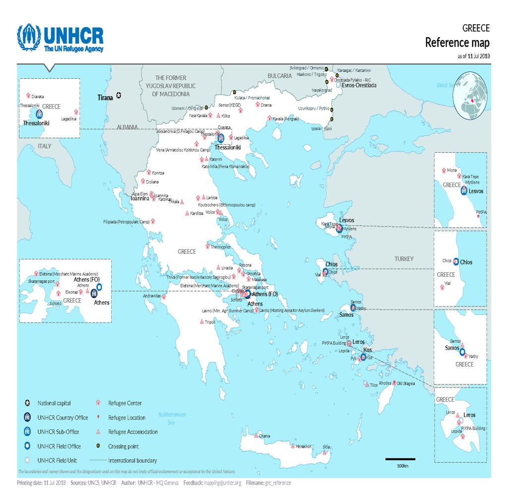 Key facts about this year Participatory Assessment 1,436 Asylum Seekers and refugees discuss their concerns, challenges in annual Greece participatory assessment UNHCR, the UN Refugee Agency, today