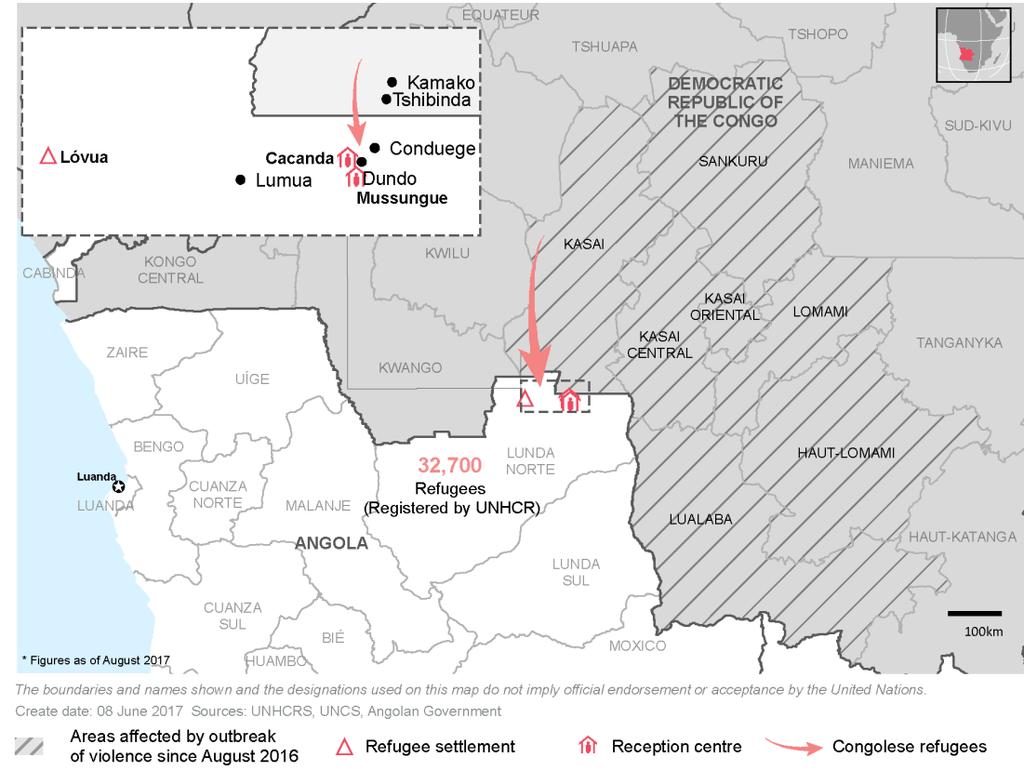 Update on Key Achievements Operational Context Violence and ethnic tensions in the Kasai Province, the Democratic Republic of the Congo (DRC), has forced over 32,000 individuals to seek safety in