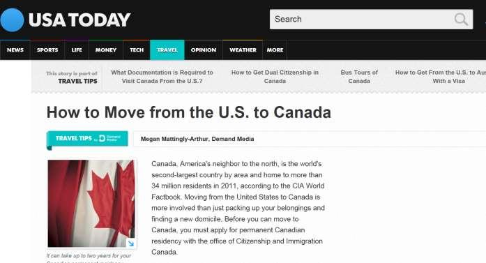 Americans Contemplate Moving to Canada after Early Trump