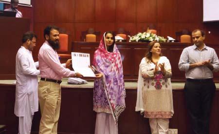 Six Days  Hasan Sheikh Vohra (Joint Secretary) receiving Certificate of