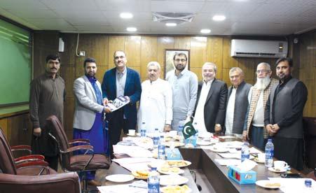 Faisal Mushtaq (President) presented KCAA Members Directory to the Commanding