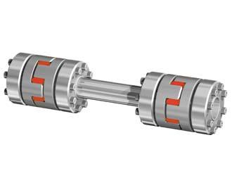 Backlash-free Line shafts ASS/B-ZW øa = Outer diameter ød1 H7/øD2 H7 = Bore diameter ør = Tube diameter C = Guided length shaft bore E = Mounting dimension for elastomeric spider L ± 0.