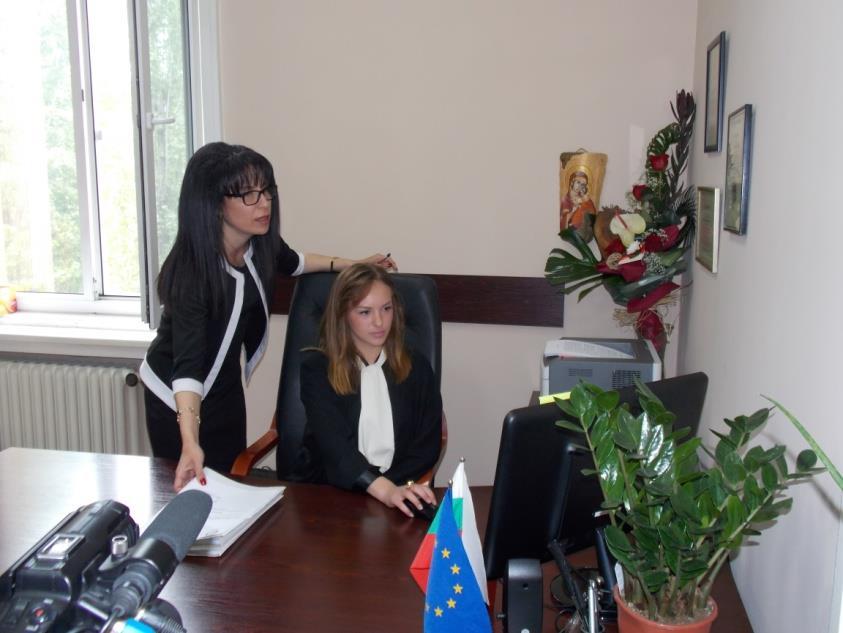 Events held: "Chairperson of the Court for a Day Students, guests and