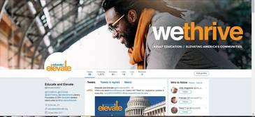 The Educate and Elevate Social Media Campaign Dedicated Campaign Twitter
