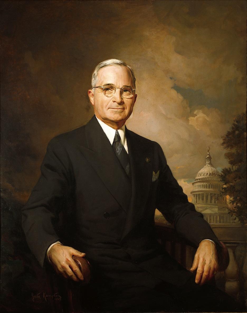 HARRY S TRUMAN TRUMAN S LEGACY the A-BOMB, THE BUCK STOPS HERE & truman doctrine A HUMBLE MISSOURI FARMER, TRUMAN WAS NOT A POLITICIAN, BUT WAS HONEST he could make tough decisions and took