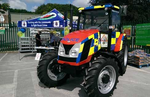 The vehicle has full off road 4x4 capability and is used by both SNT and response officers.