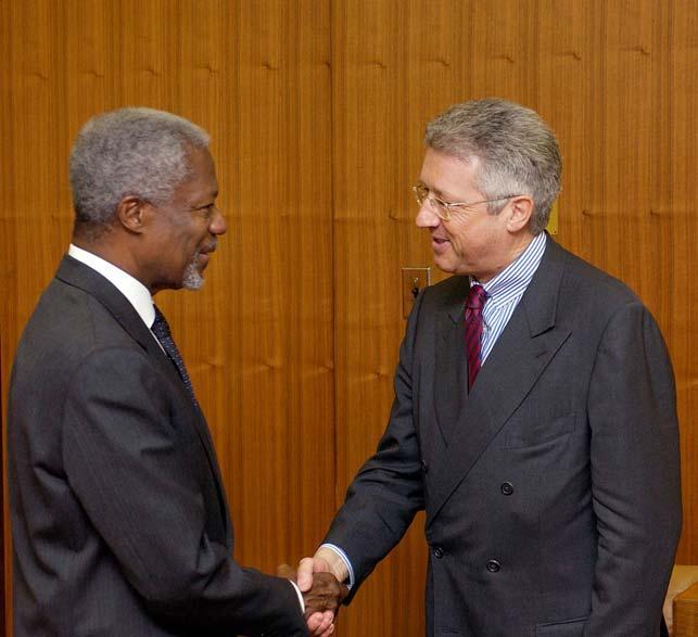 The Road to Nairobi Support from the United Nations: UN Secretary-General Kofi Annan pledges the full support of the UN