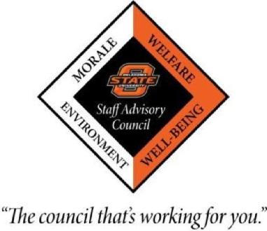 STAFF ADVISORY COUNCIL Oklahoma State University BYLAWS Pursuant to the authority vested in the Staff Advisory Council constitution, as approved by the Board of Regents, the President, the OSU staff,