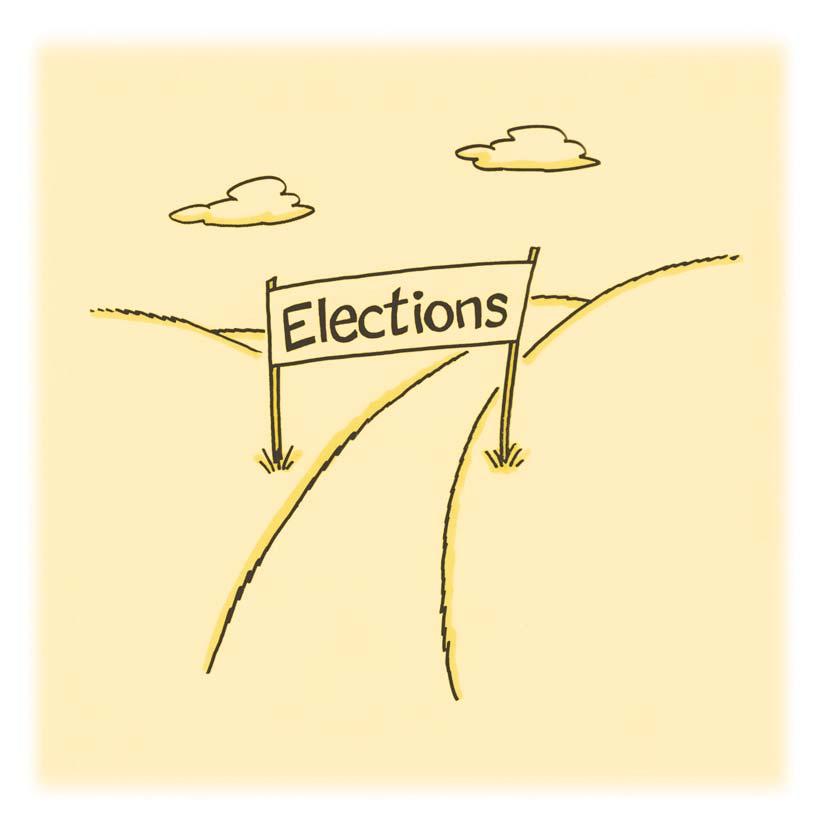 Voting is about choosing the member of Parliament (MP) who will represent each riding (sometimes called an electoral