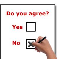 A referendum is held sometimes to help the government make a very important decision. They ask you to vote yes or no to a question.